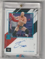 2022 Panini Impeccable Zack Gibson Indelible Ink Gold auto RC - 1/1