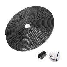 Auto Door Edge Guards,No Glue Car Door Protector Edge Guards,U 16.4Ft 5M Black