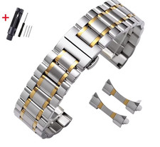 High Quality solid Stainless Steel watch Strap mens metal Bracelet 13 18 20 22mm