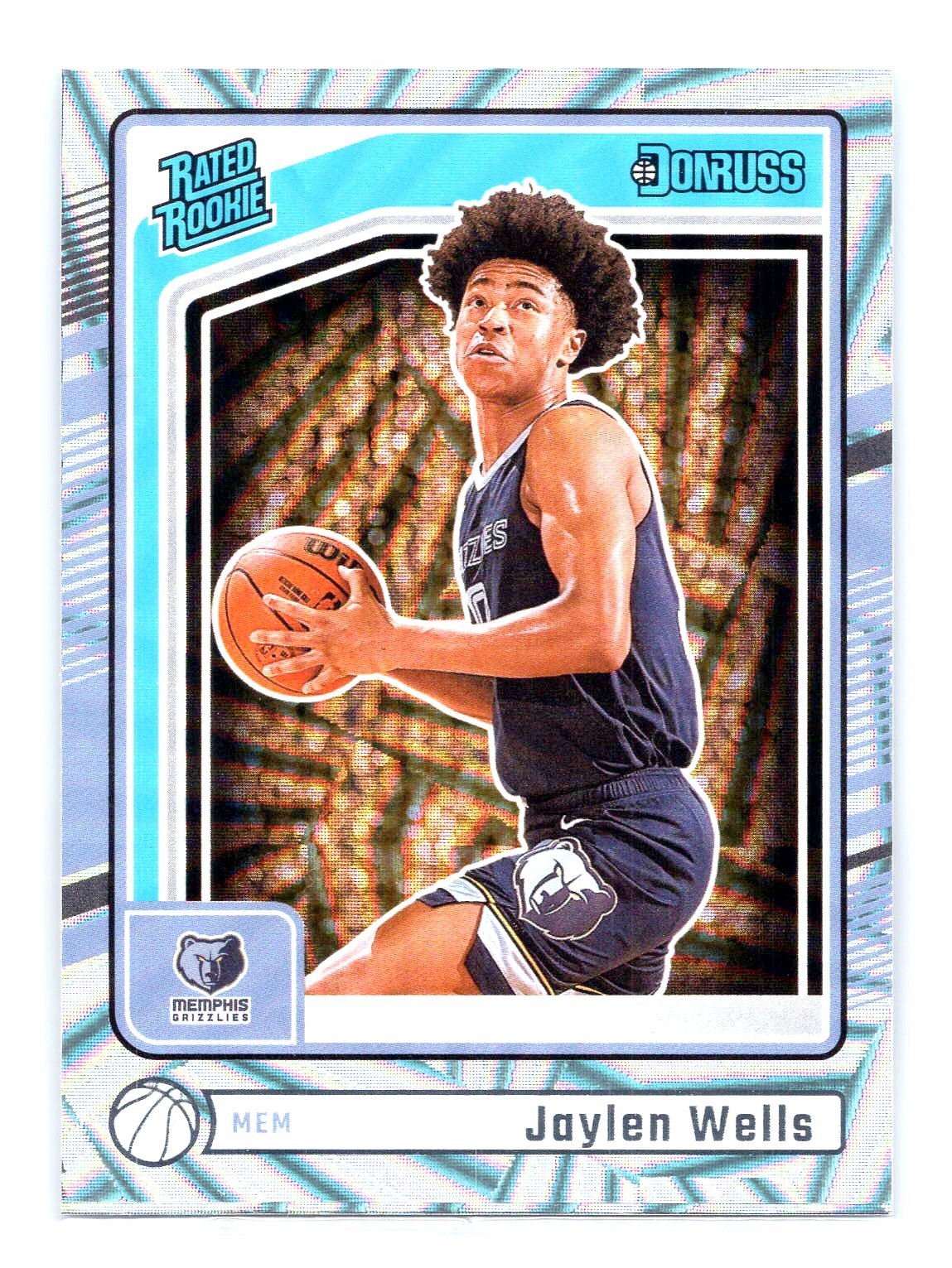 Jaylen Wells 2024-25 Donruss #245 Wedges Holo Rated Rookie RC
