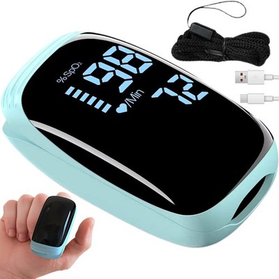 Fingerpulsoximeter SpO2 Sauerstoffsättigung Messgerät Blut Pulsmesser Monitor DE