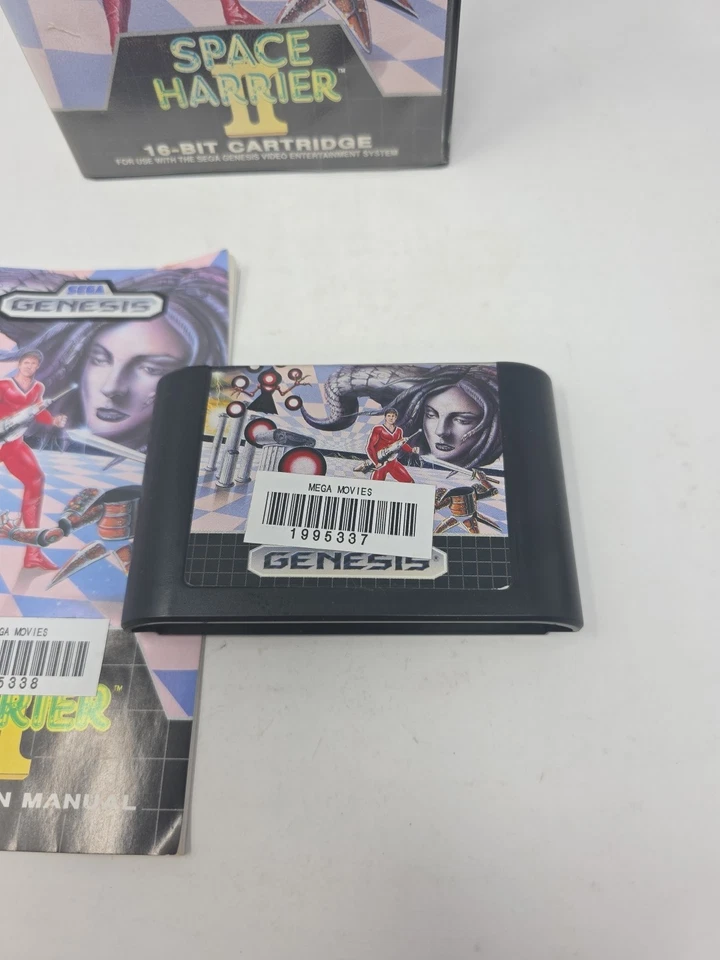 Space Harrier II Sega Genesis Complete With Manual CIB - Image 2 of 4