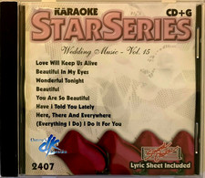 SOUND CHOICE STAR SERIES KARAOKE - WEDDING SONGS - VOL 15 - SC2407 - LOT 1507