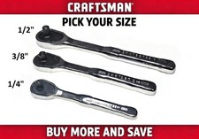 Craftsman Ratchet Quick Release 72 Low Profile 14 38 12 Drive You Pick