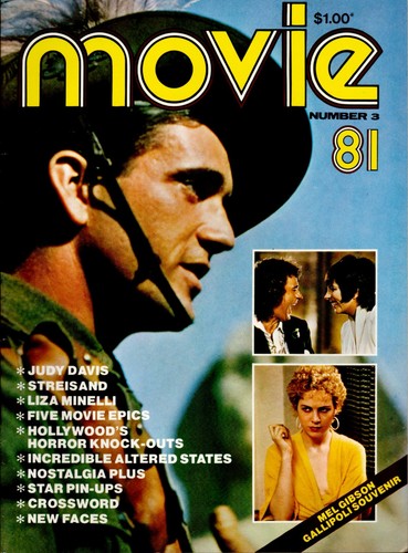Movie magazine - Number 3, 1981 - Mel Gibson, Marilyn Monroe + Tom Burlinson