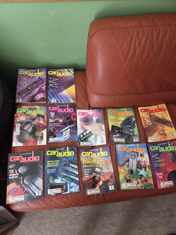 Car Audio & Electronics Magazine 1991 Vol 4 Complete Set  Of12 January-december