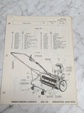 PARKER SWEEPER POWER SWEEP MODEL NO PS 16725 SECTION 3 PARTS LIST