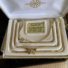 VTG NOS Box Set 3 Gold Plated Chains