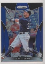 2019 Panini Prizm Tier II Blue Prizm Travis Shaw #197 fz4