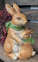❤️SüßE Hasenfamilie Osterhase Braun Nature Garten Ostern Landhaus ❤️