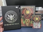 NEW Ghana Skull of the Fifth Sun 5 gram .999 Silver Foil Mintage of 2000