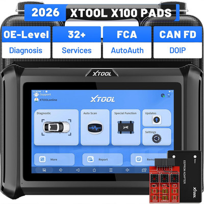 XTOOL X100 Pads All System OBD2 Scanner AI Scan Tool Programmer Tool 32+ Resets