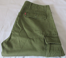 Levi's Men's 100 Cotton ACE Cargos Green Men's Pants 36 X 32