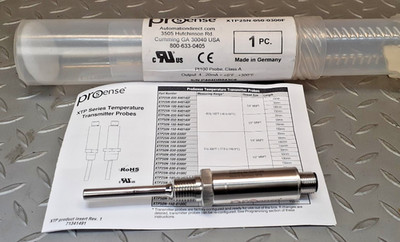 ProSense temperature sensor/transmitter 0 to 300 deg F XTP25N-050-0300F -Germany