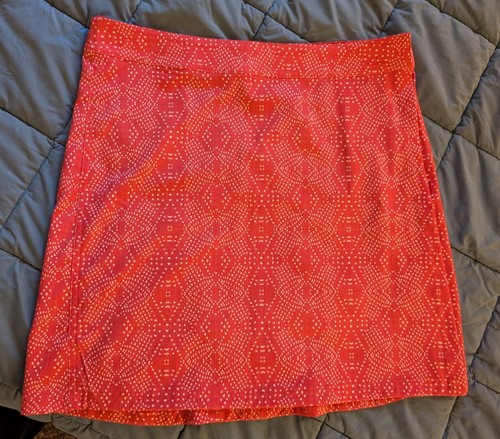 RipSkirt Hawaii Length 2 Large Coral Wrap Skirt Teaberry Beach Travel Quick Dry