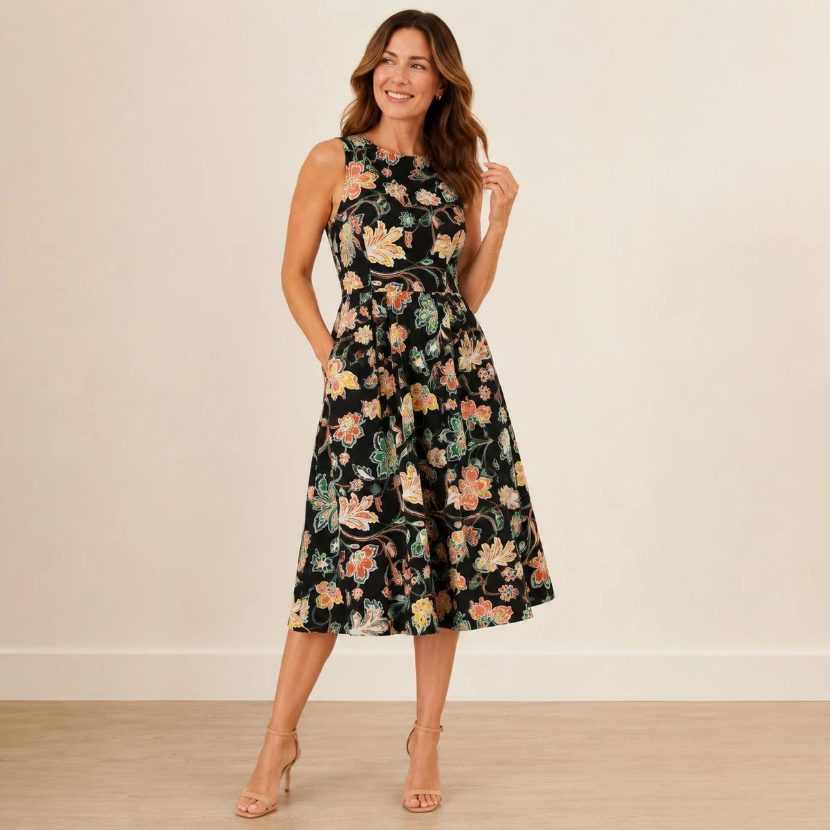 midi off the shoulder cocktail dress Xscape Women's Ruffled Off-The-Shoulder Scuba Crepe - Navy Size:52/L Shortsleeves shoulder ruffle midi dress Style Your Little Black