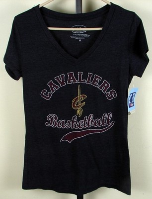 Kyrie Irving Cleveland Cavaliers Majestic Threads V Neck Woman's Shirt Sz M NWT
