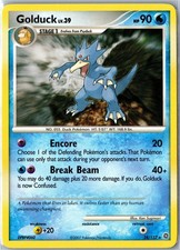 Pokemon Card - Golduck 28/132 Secret Wonders Rare Moderately Played on eBay