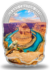 2026 Fiji Wonders of Nature Grand Canyon 1 oz .999 Silver Coin