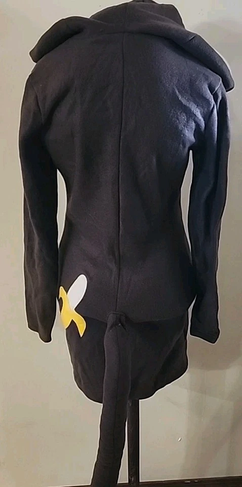 Leg Avenue 舒适猴子连帽连衣裙带尾巴女式服装 S 码性感舒适 — 第 4/4 张图片