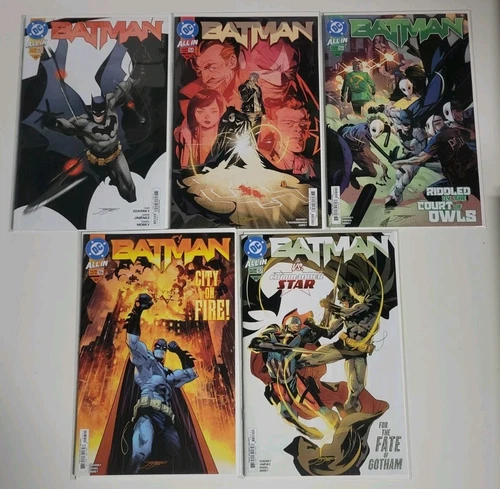 🔑BATMAN (2024) #153 154 155 156 157 VF+ COMPLETE 'DYING CITY' ARC SET DC COMICS