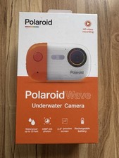 Polaroid Wave Underwater 18MP Camera Orange/White - New Sealed