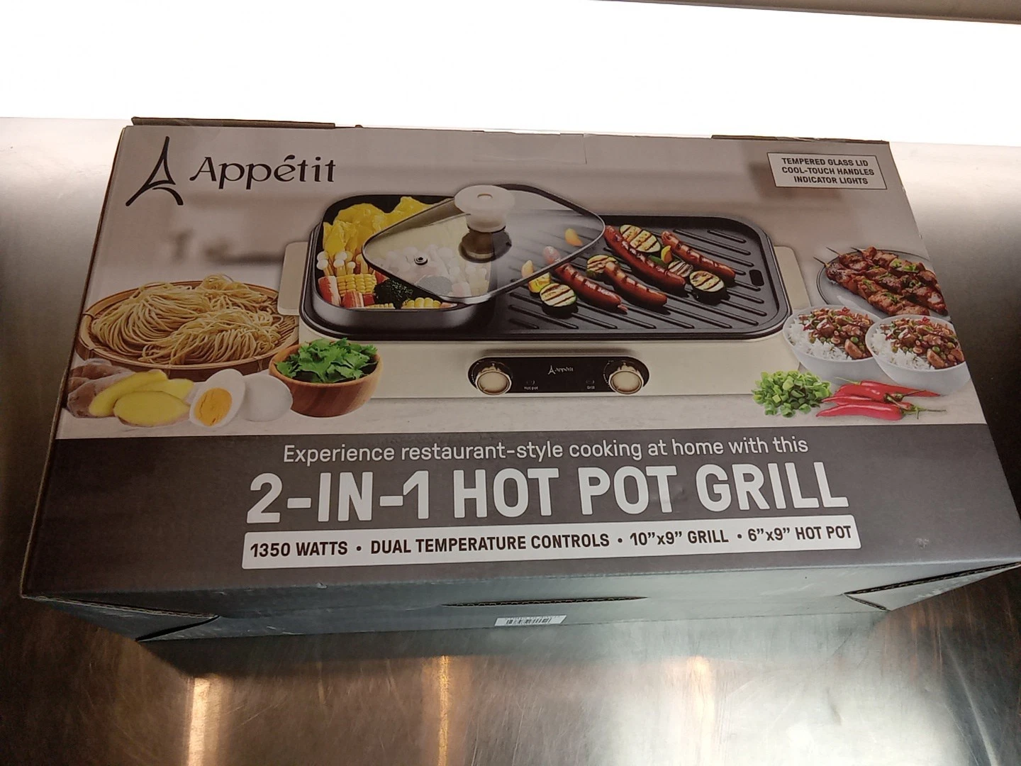 Appetit 2-in-1 Hot Pot Grill