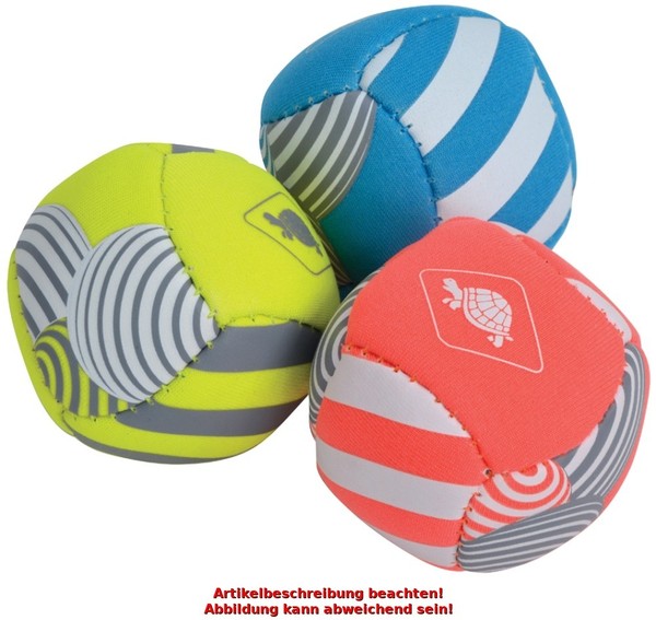 3 SchildkrÖT Neopren Mini-Fun-BäLle, 3Er Set-image