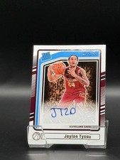 2024-25 Donruss Basketball Jaylon Tyson #262 Rated Rookie Auto RC Cleveland Cava