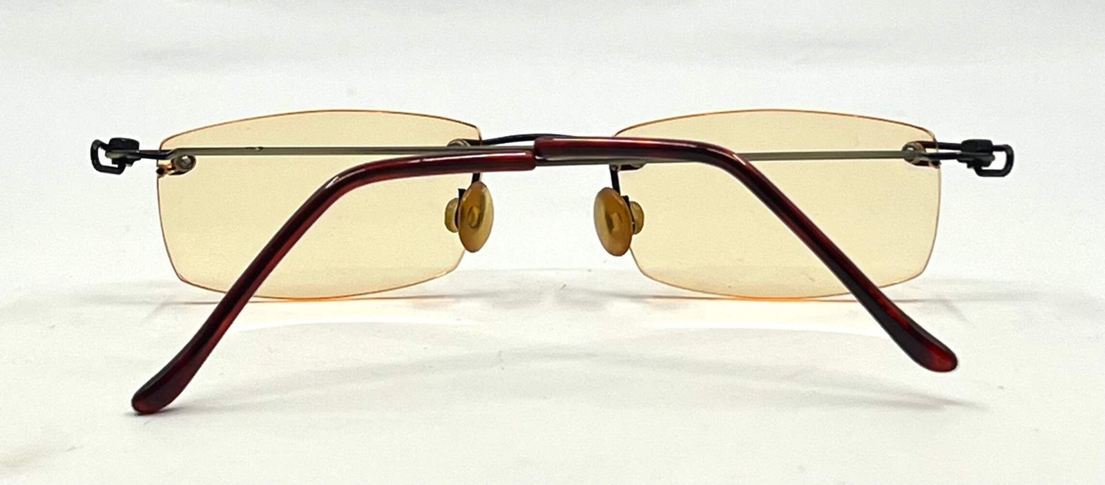 Masters Rimless Sunglasses-Solid Yellow Lenses-Un… - image 10
