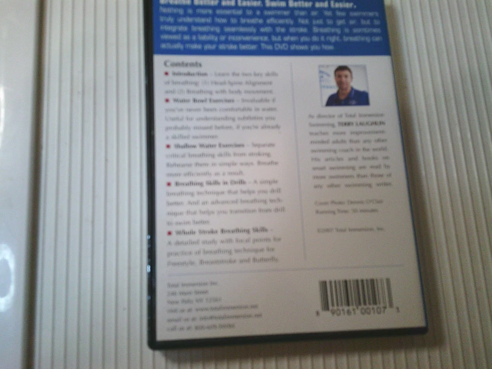 02 in H20 - A Self Help Course on Breathing in Swimming DVD By Terry Laughlin - Image 2 of 2