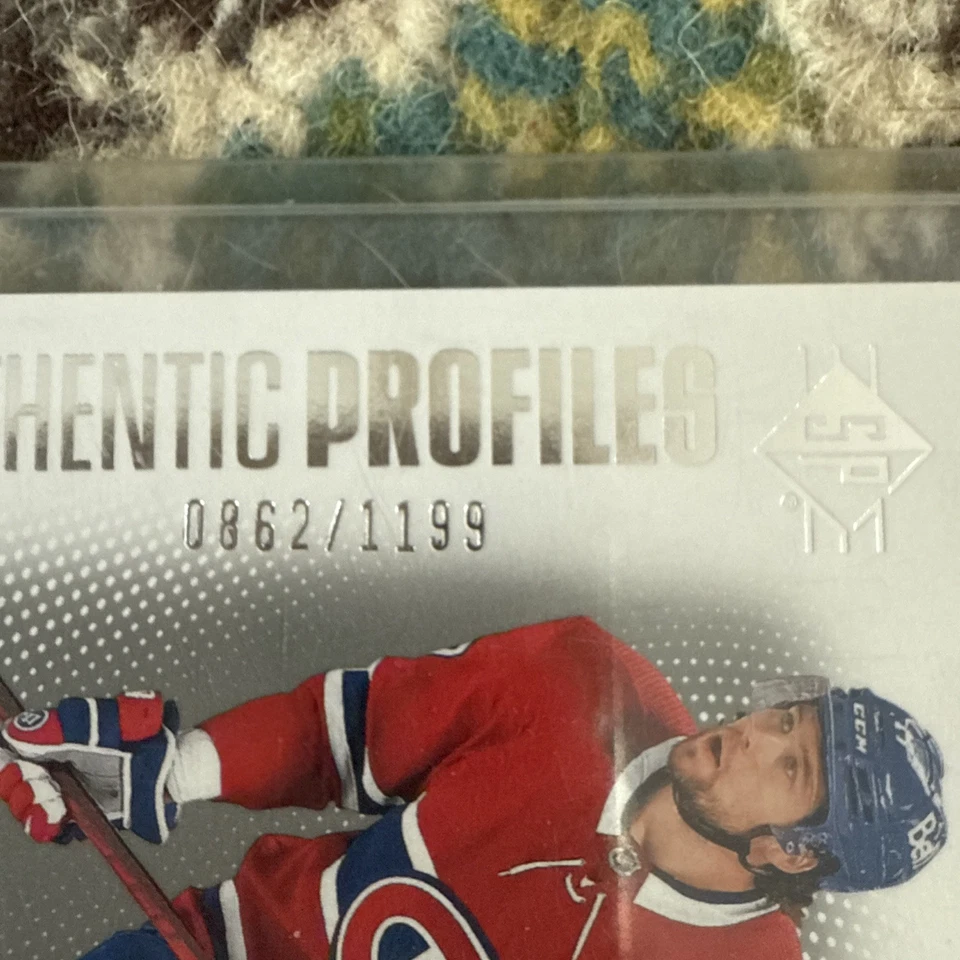 2021-22 UD SP Authentic Profiles Josh Anderson #AP-6 Montreal Canadiens /1199 - Image 3 of 3