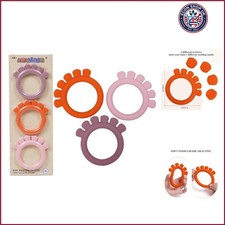 Baby Silicone Teething Ring Toys for 0-6,6-12 Boys and Girls,Chew Teether St...