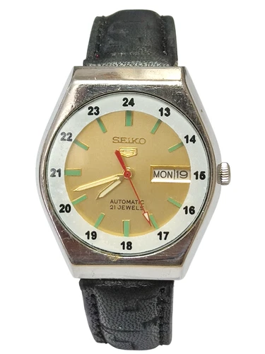 Vintage Seiko Automatic Date Day Dial Wrist Watch  S95