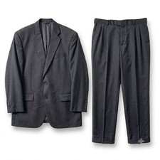 Brooks Brothers Madison Estrato Trabaldo Togna 1840 Suit Gray Mens 44R 39W