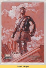 2020 Upper Deck Marvel Masterpieces Level 2 Preliminary Art Hercules READ 0ep1