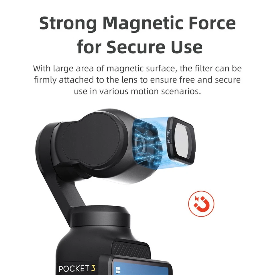 Camera CPL Filter ND Adjustable Filter Kit vlog accessory for DJI Pocket 3 - Image 4 of 4