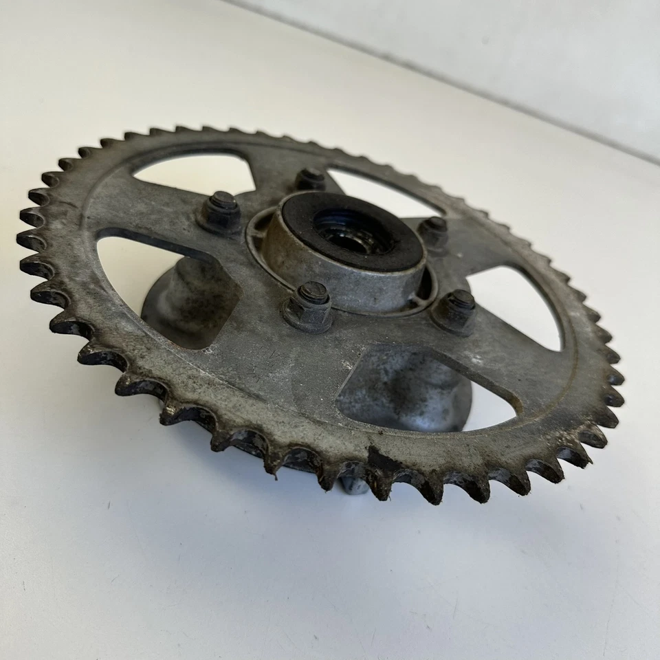 Suzuki GSF250 Bandit 1992 Rear wheel chain sprocket with carrier hub - image 2 of 4
