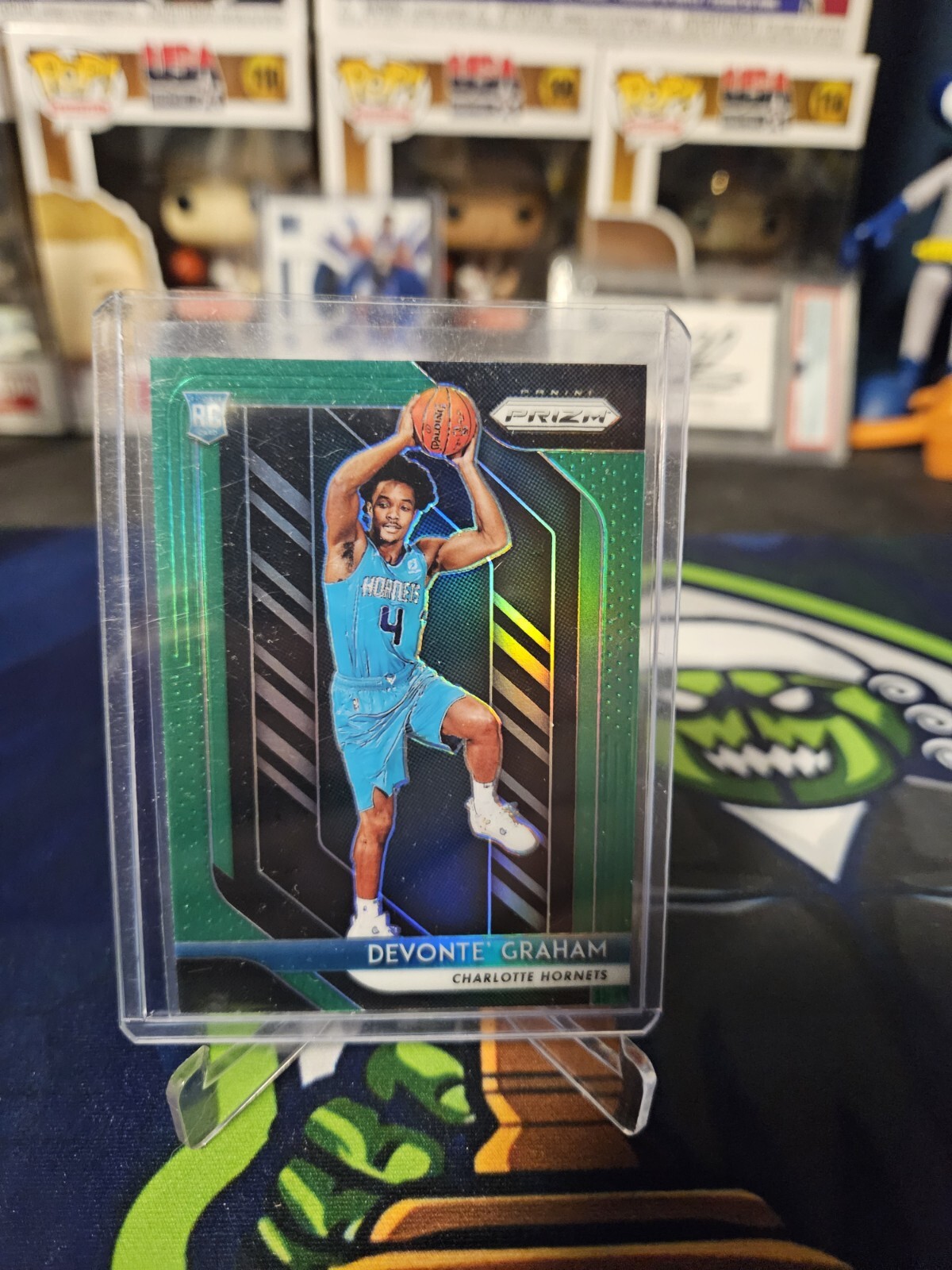 2018-19 Panini Prizm #288 Devonte Graham Rookie RC Green Prizm SP
