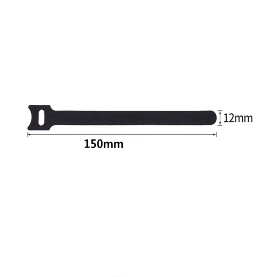 Double sided Strapping Reusable cable ties 12mm wide,Self-adhesive Cable Tidy - Image 2 of 4