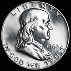 1962 Franklin Half Dollar CHOICE GEM BRILLIANT PROOF ULTRA NICE 90% Silver