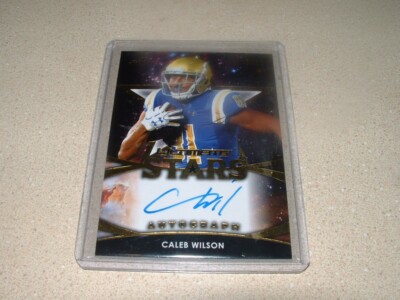 2019 CALEB WILSON LEAF ULTIMATE STARS AUTO, SIGNED GOLD /10 ROOKIE CARD ...