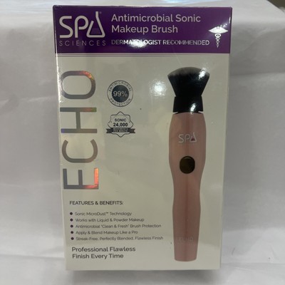 Spa Sciences ECHO Sonic Makeup Brush   Pink  Rechargeable *NEW*