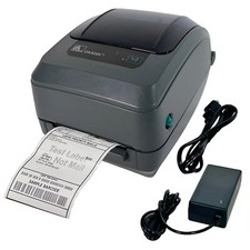FULLY TESTED Zebra GK420T Thermal Transfer Barcode Label Printer USB Ethernet