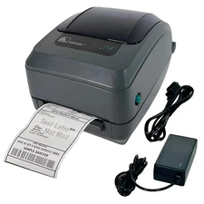 FULLY TESTED Zebra GK420T Thermal Transfer Barcode Label Printer USB Ethernet
