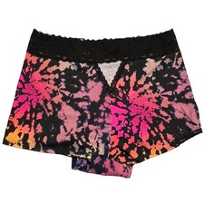 NWT TORRID Boyshort Pantie Sz 0X-2X-3X Multicolor Jersey Black Lace