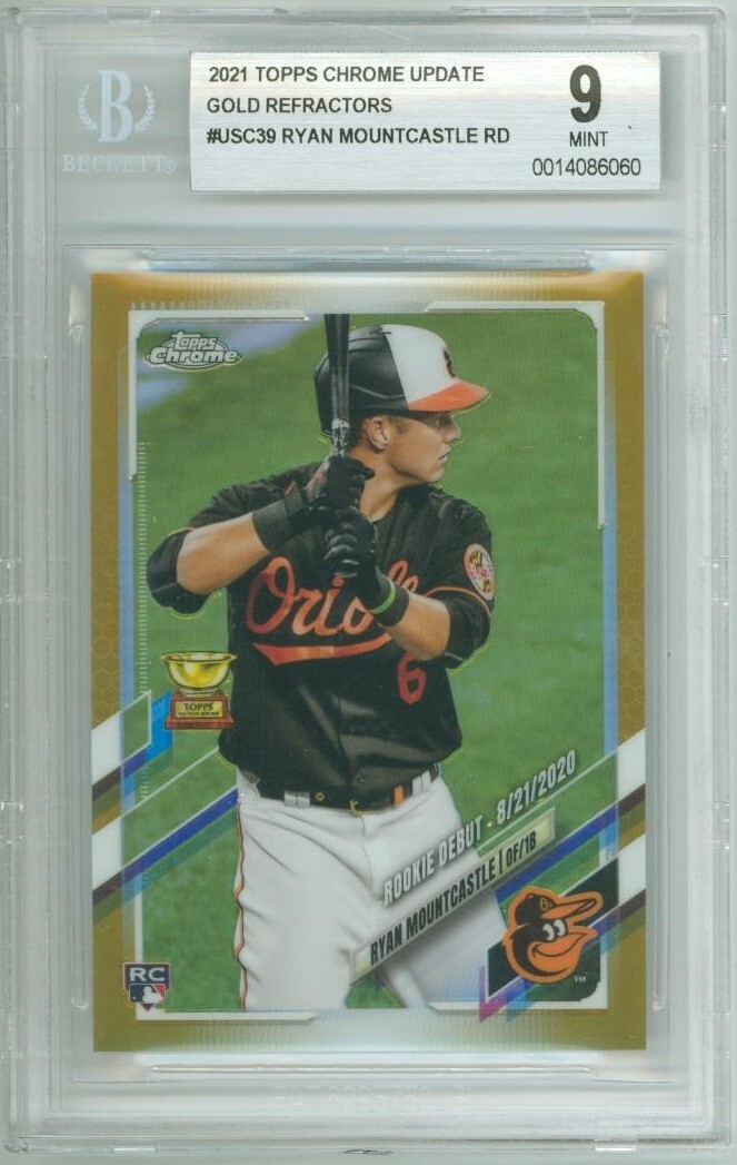 2021 Topps Chrome Update - Gold Refractor /50 - #USC39 Ryan Mountcastle (RC)