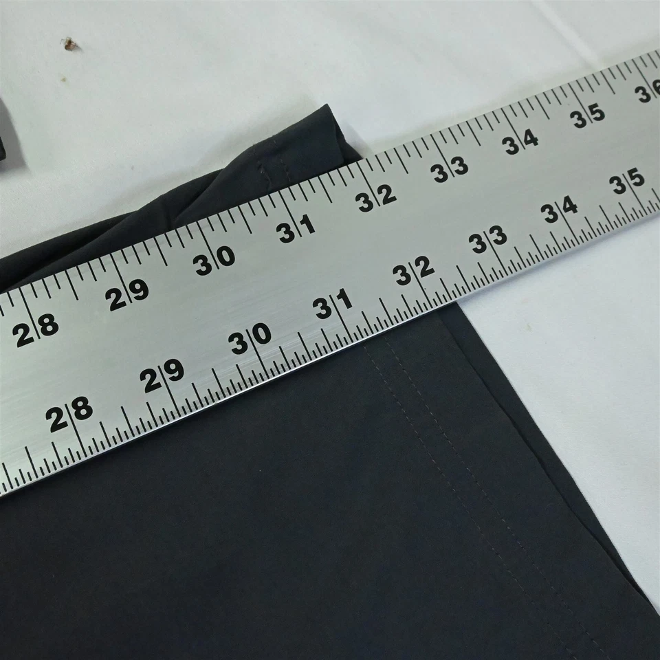 Pantalones de vestir Adidas 36 x 34 gris Adicross DT3540 ajustados 5 bolsillos golf para hombre Foto 4 de 4