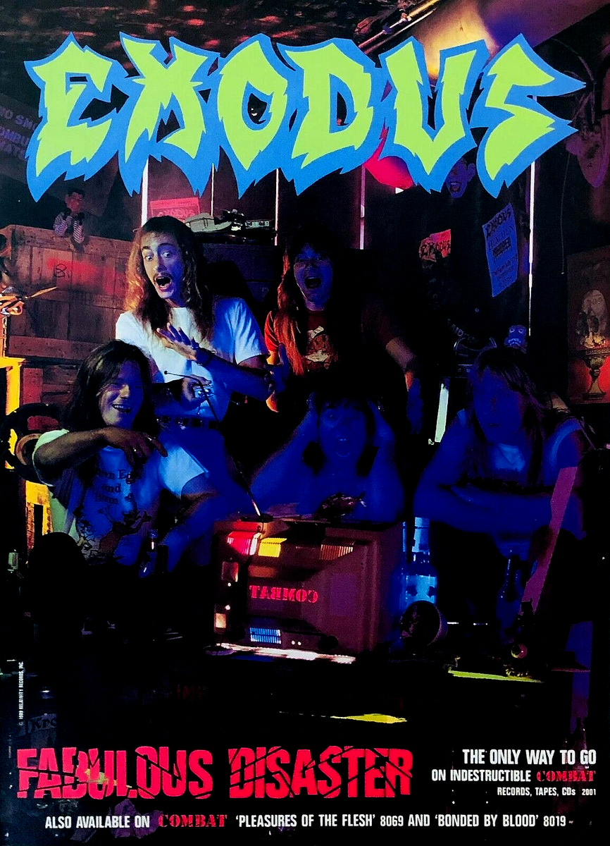 EXODUS: 'FABULOUS DISASTER' ALBUM RELEASE—1989 MAGAZINE