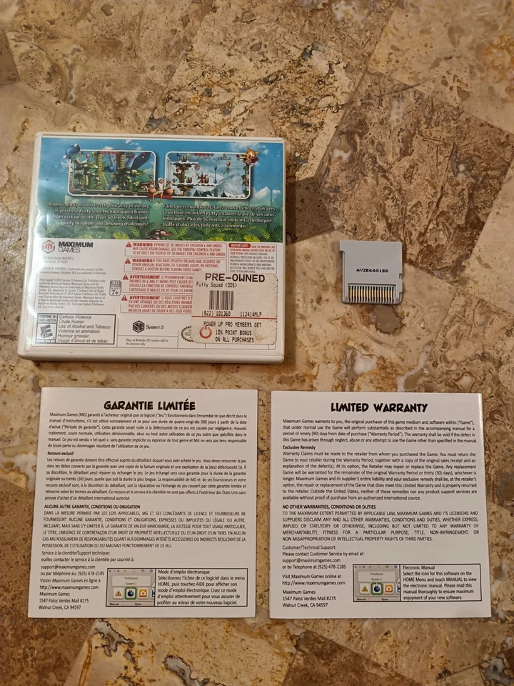 PUTTY SQUAD ✨Nintendo 3DS✨ Norteamericano Completo por Maximum Games -- ¡Raro! Foto 2 de 3